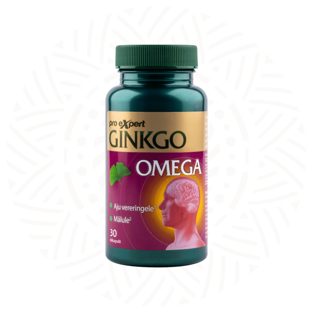 Ginkgo Pro Expert OMEGA N30 softgel capsules