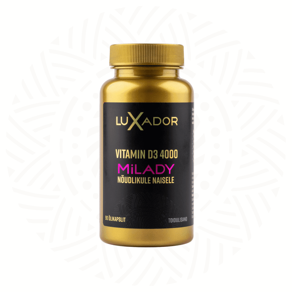 LUXADOR Vitamin D3 4000 MiLADY N90 softgel capsules