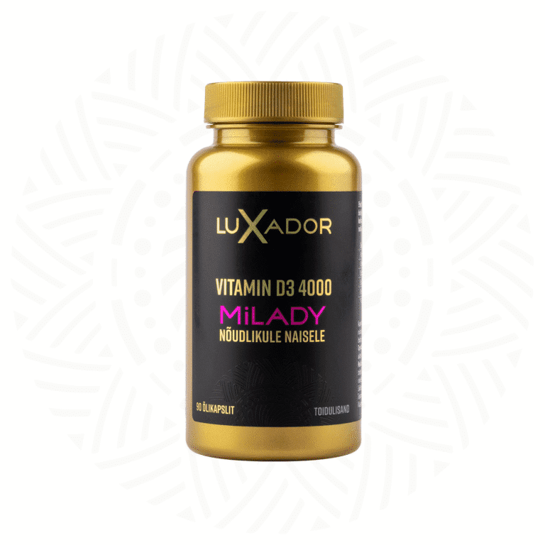 LUXADOR Vitamin D3 4000 MiLADY N90 softgel capsules