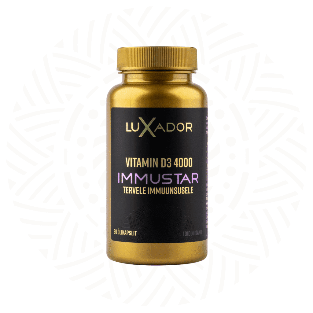 LUXADOR Vitamin D3 4000IU IMMUSTAR N90 softgel capsules