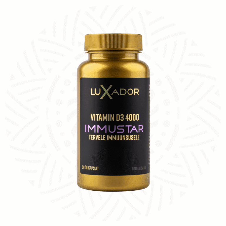 LUXADOR Vitamin D3 4000IU IMMUSTAR N90 softgel capsules