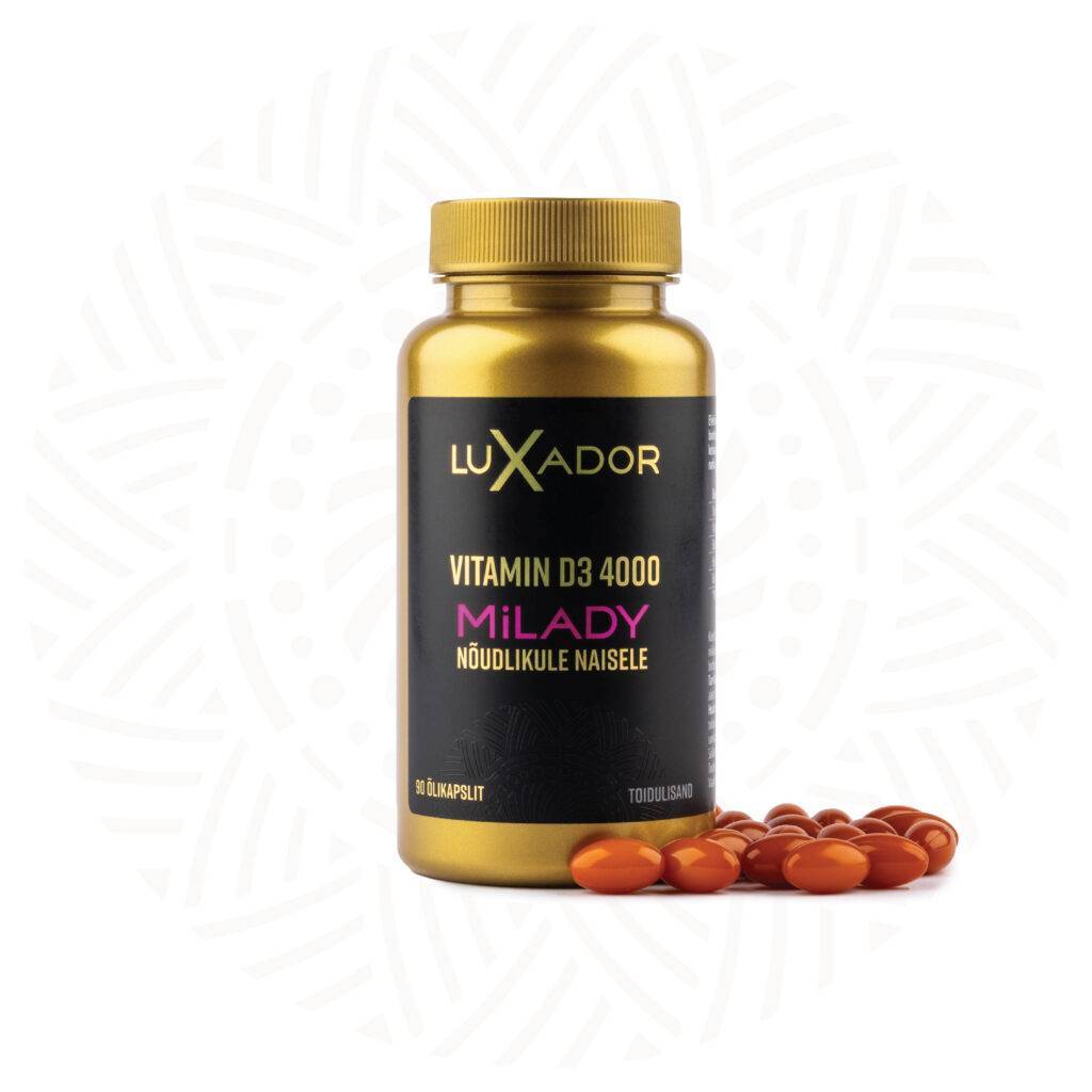 LUXADOR Vitamin D3 4000 MiLADY N90