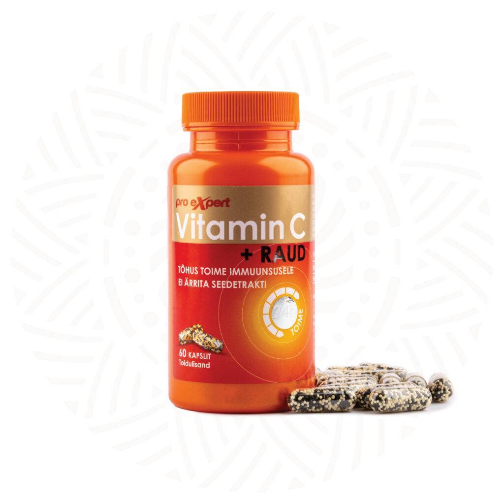 Vitamin C Pro Expert Raud TR kapslid N60
