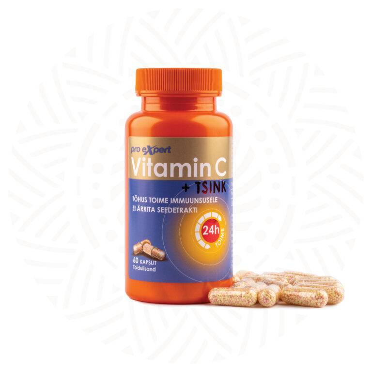 Vitamin C Pro Expert Tsink TR kapslid N60